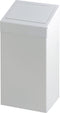 Metalen afvalbak met pushklep, 50 ltr