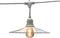 Metalen draad slinger 6M 10xE27 CHIC WHITE LIGHT