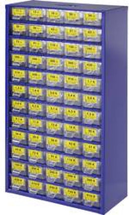 Metalen filmweerstand - (set) Axiale kabel 0,25 W 1 % 1 Set - Blauw