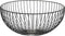 Metalen Fruitmand Rond 35x16 cm Zwart