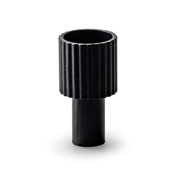 Metalen kaarshouder 'sally' zwart h5 d2,5 cm