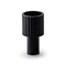 Metalen kaarshouder 'sally' zwart h5 d2,5 cm