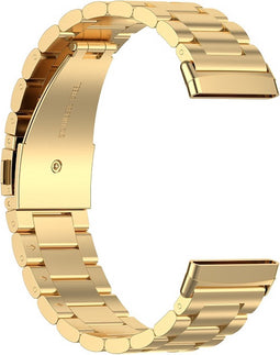 Metalen RVS Schakel Band Geschikt Voor Fitbit Versa 3, Sense - Goud