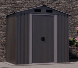 Metalen tuinhuis - staal - gabellendak - 1250x1950x2070mm