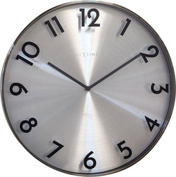 Metalen wandklok - 40cm -Stille klok - Metaal - NeXtime Reflection