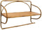 Metalen wandplank - Bamboe-imitatie