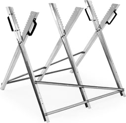Metalen - zaagbok - gegalvaniseerd - 83x81x88cm