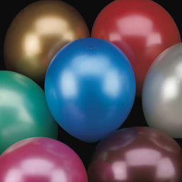 Metallic Ballonnen Gekleurd : 50 Stuks