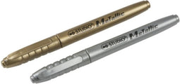 Metallic Stiften 2 stuks | Goud & zilver
