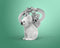 Metalmorphose Koala familie Sleutelhanger 3D Metaal - Grijs