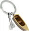 Metalmorphose Roeiboot Sleutelhanger Water Cadeau Accessoire - Goud / Bruin