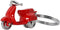Metalmorphose Scooter Sleutelhanger Vespa Design Cadeau Accessoire- Rood / Zilver