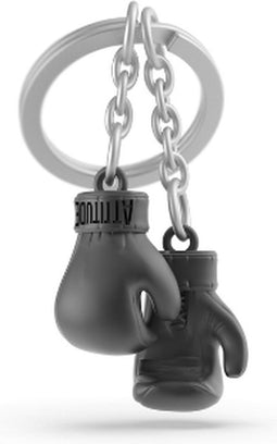 Metalmorphose sleutelhanger bokshandschoenen