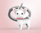 Metalmorphose sleutelhanger Chihuahua met halsband