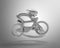 Metalmorphose - Sleutelhanger fiets