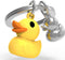 Metalmorphose sleutelhanger gele eend Duckling