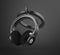 Metalmorphose - sleutelhanger koptelefoon Headphone music Note