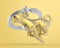 Metalmorphose sleutelhanger Leopard