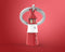 Metalmorphose sleutelhanger vuurtoren glow