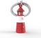 Metalmorphose sleutelhanger vuurtoren glow