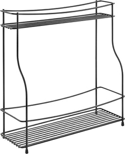 Metaltex - Aanrecht Organiser - Kruidenrek - Keukenrek - Kruidenrek Staand - Antislip - 2 niveaus