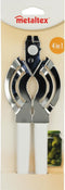 Metaltex Blikopener 22,5 X 9 Cm Staal/pp Zilver/wit