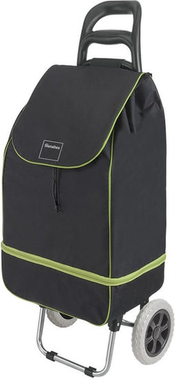 Metaltex Boodschappentrolley Lily zwart / groen