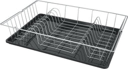 Metaltex - Colonia - Afdruiprek met Lekbak - Afdruiprek - Afwasrek - 48x30 cm - Polytherm Coating