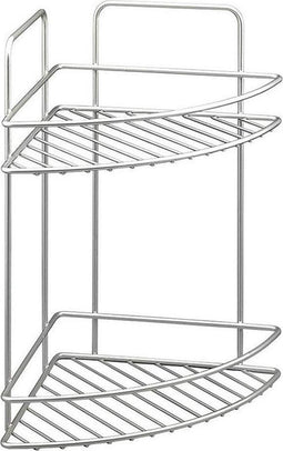 Metaltex - Douche- of badkamerrek - Reflex - 2 etages - Ophangen of neerzetten - 5 jaar garantie - Roestwerende coating