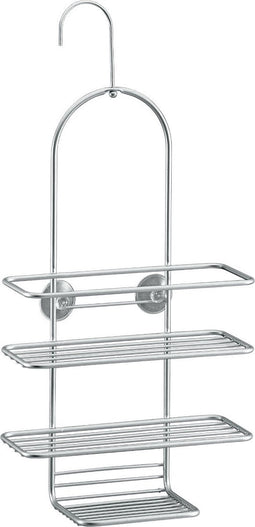 Metaltex - Doucherek 3 Etages Reflex - Met Zuignappen - Zilver - 25x11x43 cm