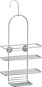 Metaltex - Doucherek 3 Etages Reflex - Met Zuignappen - Zilver - 25x11x43 cm