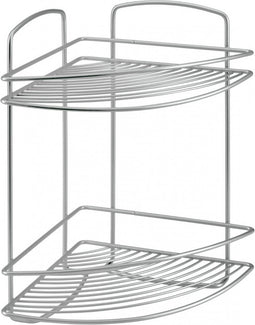 Metaltex - Doucherek - Badkamerrek - 2 etages - 22x22x35cm - Neerzetten of ophangen