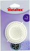 Metaltex Gootsteenfilter Universeel 7 Cm Wit 2-stuks