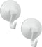 Metaltex Haken Met Zuignap 2 Stuks Wit