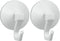 Metaltex Haken Met Zuignap 2 Stuks Wit