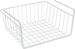 Metaltex - Kasthangmand Babatex - 30 cm - hangmandje voor onder plank - wit