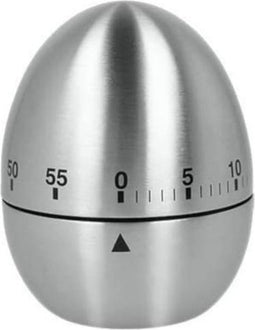 Metaltex Kookwekker Ei Rvs Zilver