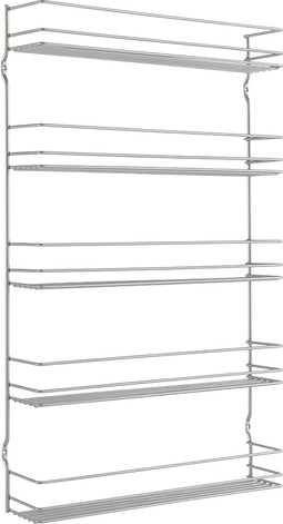 Metaltex - Kruidenrek Pepito 5 - 5 lagen - Zilvergrijs - 36x8x58 cm