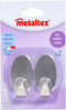 Metaltex Ophanghaak 6,2 X 3,3 Cm Rvs Zilver 2 Stuks