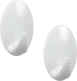 Metaltex Ophanghaak 7,3 X 4,6 Cm Wit 2 Stuks