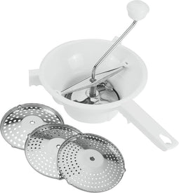 Metaltex - Passeerzeef - groentezeef - 20 cm - 3 bladen inbegrepen - handig in gebruik