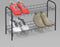 Metaltex - Shoe 2 - Schoenenrek - Schoenen opbergsysteem - Schoenenrekje - 2 lagen - Zwart - 6 paar schoenen - 64x23x37 cm