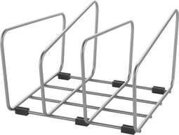 Metaltex - Snijplanken Houder - Pannendekselhouder - Organizer voor Bakblikken, Deksel en Borden - Inclusief Steundoppen - 22x21x14 cm