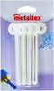 Metaltex Tubeknijper 11 Cm Wit 4 Stuks