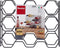 Metaltex - Wijnrek Hexagon - Flessenrek voor 15 flessen - Zwart - 43x12x34 cm