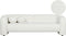 LEIREN - Driezitsbank - Wit - Bouclé