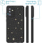 iMoshion Hoesje Geschikt voor Samsung Galaxy A72 Hoesje Siliconen - iMoshion Design hoesje - Zwart / Meerkleurig / Goud / Stars Gold