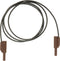 Metrel A 1342 Veiligheidsmeetsnoer Bananenstekker 4 mm Bananenstekker 4 mm 1.50 m Zwart, Bruin 1 stuk(s)