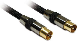 Metronic 419002 coax-kabel 5 m Antenna Antenne Zwart