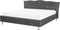 METZ - Bed met opbergruimte - Donkergrijs - 180 x 200 cm - Fluweel